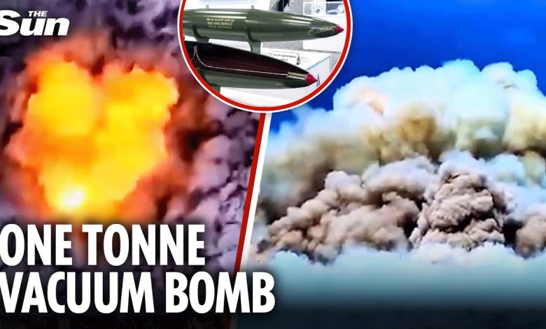 Leaked footage shows terrifying new GAZAP ‘vacuum bomb’ – one of world’s most destructive weapons Leaked footage shows terrifying new GAZAP ‘vacuum bomb’ – one of world’s most destructive weapons