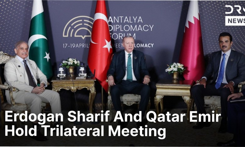 Breaking: Erdogan, Shehbaz, Qatar Emir Hold Trilateral Talks In Turkey | DRM News | AC1F Breaking: Erdogan, Shehbaz, Qatar Emir Hold Trilateral Talks In Turkey | DRM News | AC1F
