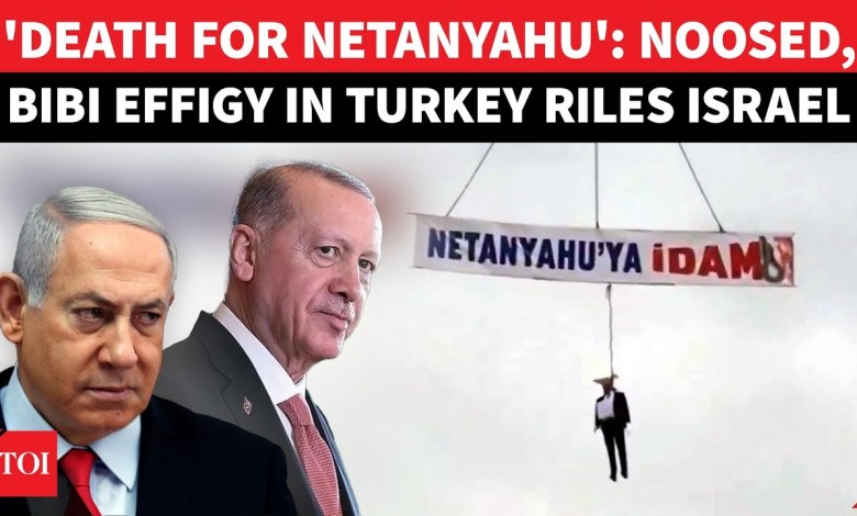 Viral: ‘Noosed’ Netanyahu Effigy Hangs In Turkey; Israel Embarrassed, Erdogan Mum, Bibi Fumes Viral: ‘Noosed’ Netanyahu Effigy Hangs In Turkey; Israel Embarrassed, Erdogan Mum, Bibi Fumes