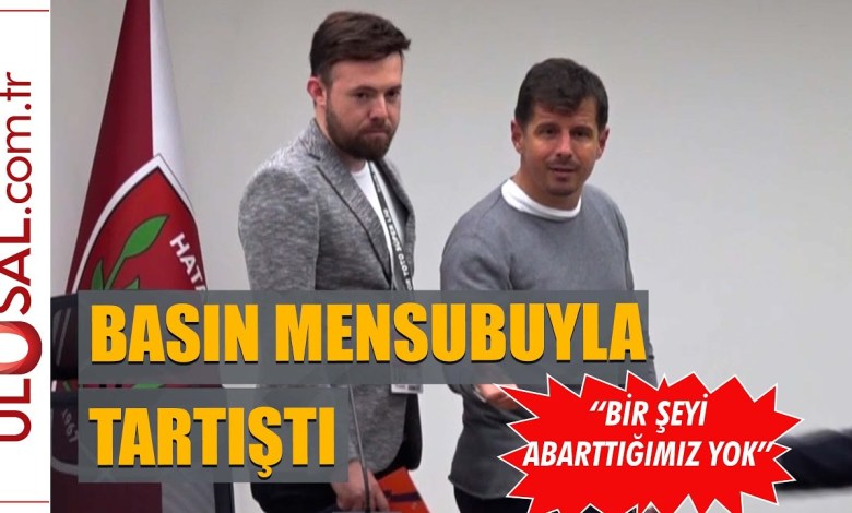 Emre Belözoğlu discussed with the press Emre Belözoğlu discussed with the press
