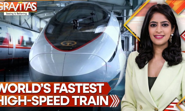 World’s Fastest High-speed Train Begins Testing | World News | GRAVITAS | WION World’s Fastest High-speed Train Begins Testing | World News | GRAVITAS | WION