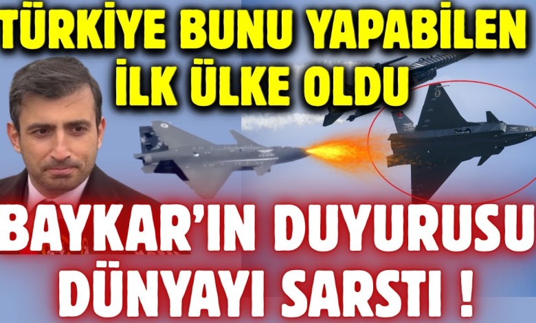 Türkiye WAS THE FIRST COUNTRY IN THE WORLD TO DO THIS! BAYKAR ANNOUNCEMENT SHOCKED THE WORLD! Türkiye WAS THE FIRST COUNTRY IN THE WORLD TO DO THIS! BAYKAR ANNOUNCEMENT SHOCKED THE WORLD!