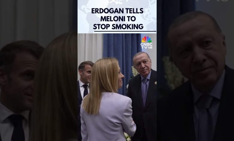 WATCH: Erdogan Wants Meloni To Stop Smoking, But Macron Thinks It’s a Lost Cause | N18G WATCH: Erdogan Wants Meloni To Stop Smoking, But Macron Thinks It’s a Lost Cause | N18G