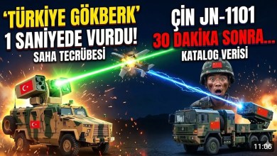 1 SECOND VS 30 MINUTES! TURKISH LASER WEAPON GÖKBERK SHOCKED CHINA JN1101! 1 SECOND VS 30 MINUTES! TURKISH LASER WEAPON GÖKBERK SHOCKED CHINA JN1101!