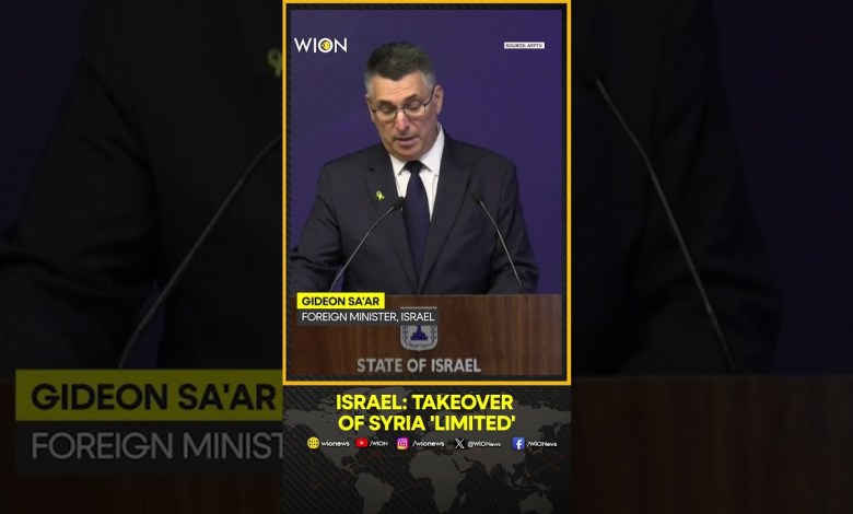 Israel Says Takeover Of Syria Buffer Zone ‘Limited, Temporary Step’ | World News | Syria News | WION Israel Says Takeover Of Syria Buffer Zone ‘Limited, Temporary Step’ | World News | Syria News | WION