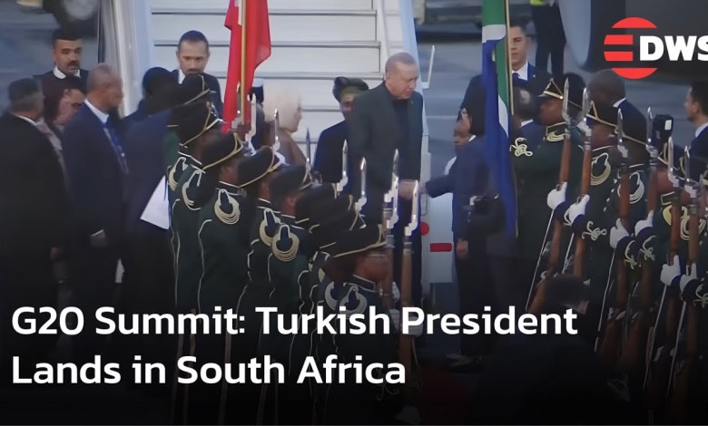 G20 SUMMIT: Turkey’s President Arrives in South Africa for G20 Summit | DWS News | AC1F G20 SUMMIT: Turkey’s President Arrives in South Africa for G20 Summit | DWS News | AC1F