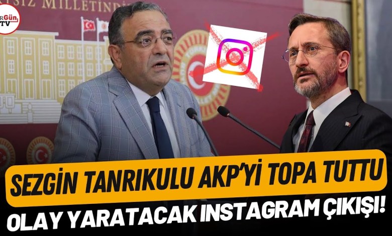 Sezgin Tanrıkulu slams AKP: Instagram post that will cause a stir! Sezgin Tanrıkulu slams AKP: Instagram post that will cause a stir!