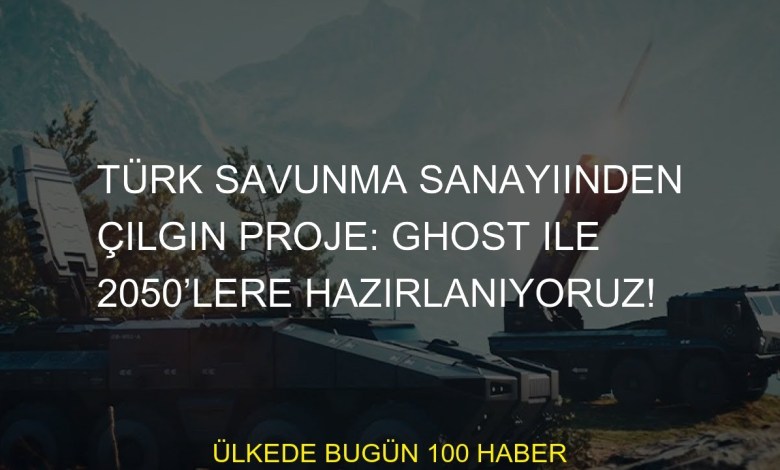 Crazy project from Turkish defense industry: We are preparing for the 2050s with GHOST! Crazy project from Turkish defense industry: We are preparing for the 2050s with GHOST!