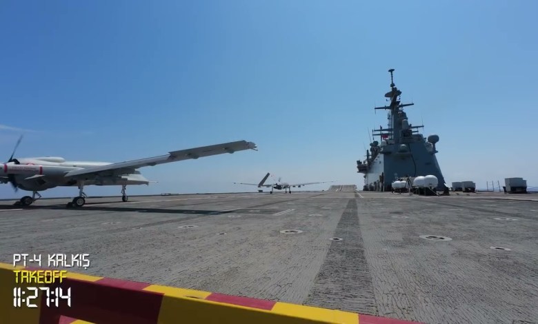 #Bayraktar #tb3 made 100 sorties on TCG Anatolian ship … #Bayraktar #tb3 made 100 sorties on TCG Anatolian ship …