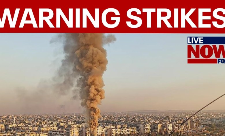 Israel lets off warning strikes near Syria’s Presidential Palace Israel lets off warning strikes near Syria’s Presidential Palace