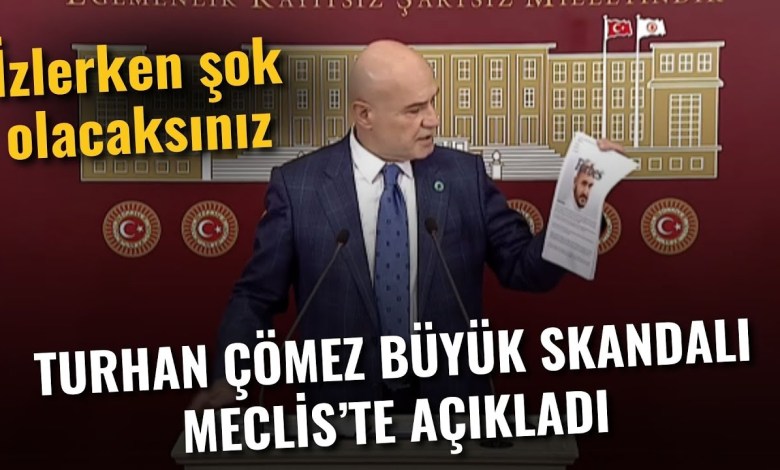 Turhan Çömez announced the big scandal in the Parliament! you will be shocked Turhan Çömez announced the big scandal in the Parliament! you will be shocked