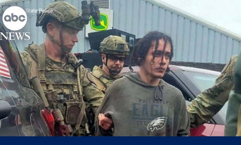 Pennsylvania fugitive captured after nearly 2-week manhunt Pennsylvania fugitive captured after nearly 2-week manhunt