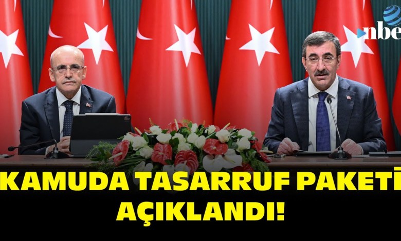 Mehmet Şimşek and Cevdet Yılmaz Announced the Details of the Public Savings Package! Mehmet Şimşek and Cevdet Yılmaz Announced the Details of the Public Savings Package!