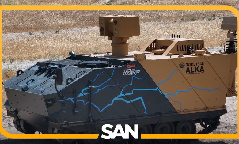 Turkey unveils laser-armed, anti-drone armored vehicle Turkey unveils laser-armed, anti-drone armored vehicle
