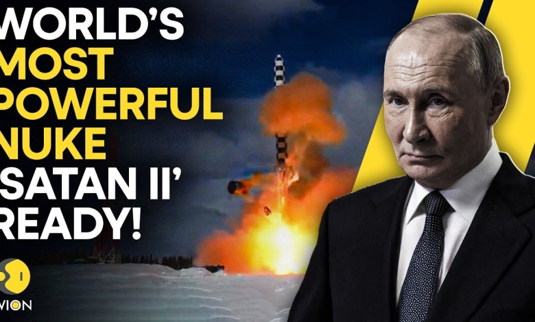 LIVE: Nuclear ALERT! ‘Satan II Ready!’ Putin THREATENS West With World’s Most Powerful Nuke | WION LIVE: Nuclear ALERT! ‘Satan II Ready!’ Putin THREATENS West With World’s Most Powerful Nuke | WION