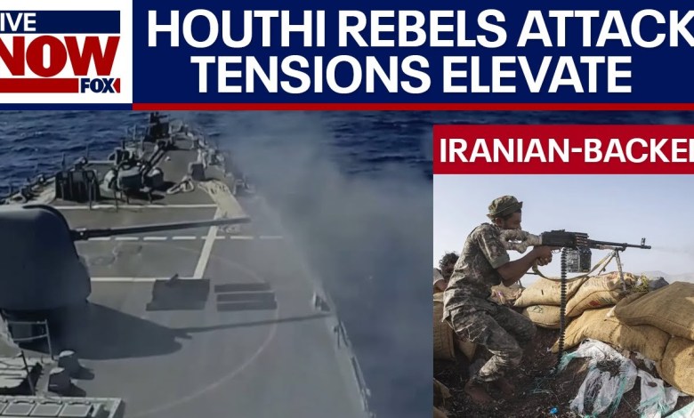 US Navy helicopters shoot down Houthi rebel gunboats after attack in Red Sea | LiveNOW from FOX US Navy helicopters shoot down Houthi rebel gunboats after attack in Red Sea | LiveNOW from FOX