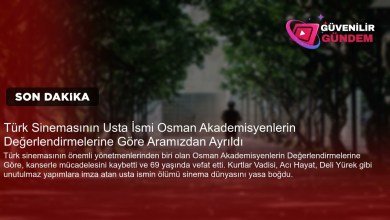 Osman, the Master of Turkish Cinema, Left Us According to the Evaluations of Academicians Osman, the Master of Turkish Cinema, Left Us According to the Evaluations of Academicians