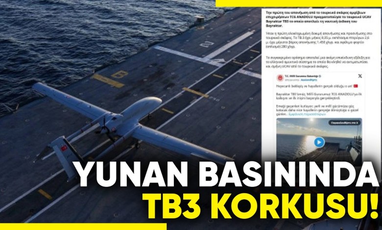 Great Praise for Bayraktar TB3 from the World! Greek Media Was Very Worried – TGRT News Great Praise for Bayraktar TB3 from the World! Greek Media Was Very Worried – TGRT News