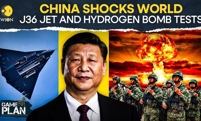 China Shocks World With J-36 Fighter & Hydrogen Bomb Tests:Who Is Beijing Trying To Scare? GAME PLAN China Shocks World With J-36 Fighter & Hydrogen Bomb Tests:Who Is Beijing Trying To Scare? GAME PLAN