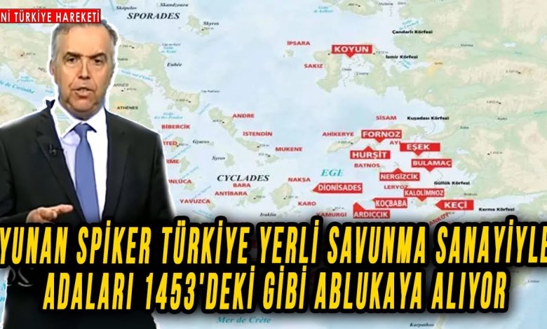 Greek Anchor Türkiye Blockading Islands Like in 1453 With Domestic Defense Industry Greek Anchor Türkiye Blockading Islands Like in 1453 With Domestic Defense Industry