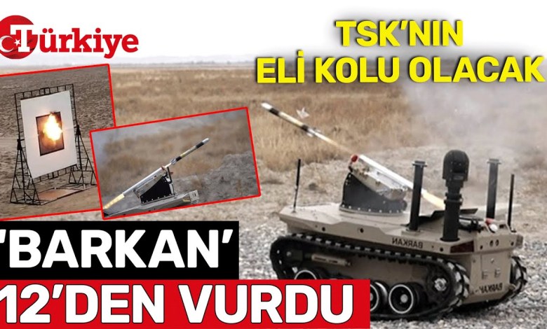 Another First in the Defense Industry! Turkey’s “Robot Soldier Barkan” Fired a Missile Another First in the Defense Industry! Turkey’s “Robot Soldier Barkan” Fired a Missile