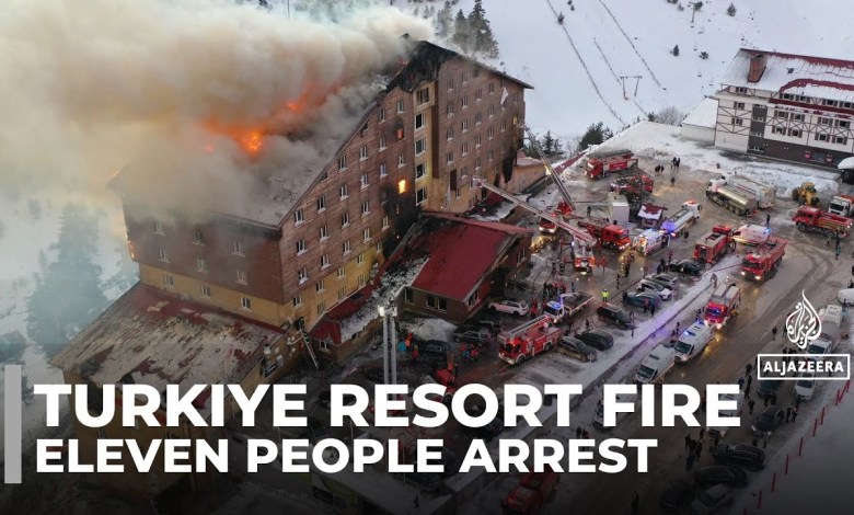 Turkiye arrests eleven people amid anger over deadly ski resort hotel fire Turkiye arrests eleven people amid anger over deadly ski resort hotel fire
