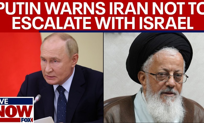 Israel-Hamas war: Russian Pres. Putin warns Iran against major attack on Israel | LiveNOW from FOX Israel-Hamas war: Russian Pres. Putin warns Iran against major attack on Israel | LiveNOW from FOX