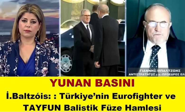Retired General Baltzóis: Türkiye’s Eurofighter and TAYFUN Ballistic Missile Campaign Retired General Baltzóis: Türkiye’s Eurofighter and TAYFUN Ballistic Missile Campaign