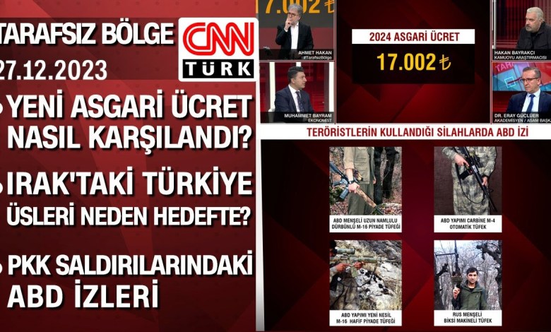 How was the new minimum wage received? Why are Turkish bases in Iraq targeted? -NeutralZone 27.12.2023 How was the new minimum wage received? Why are Turkish bases in Iraq targeted? -NeutralZone 27.12.2023
