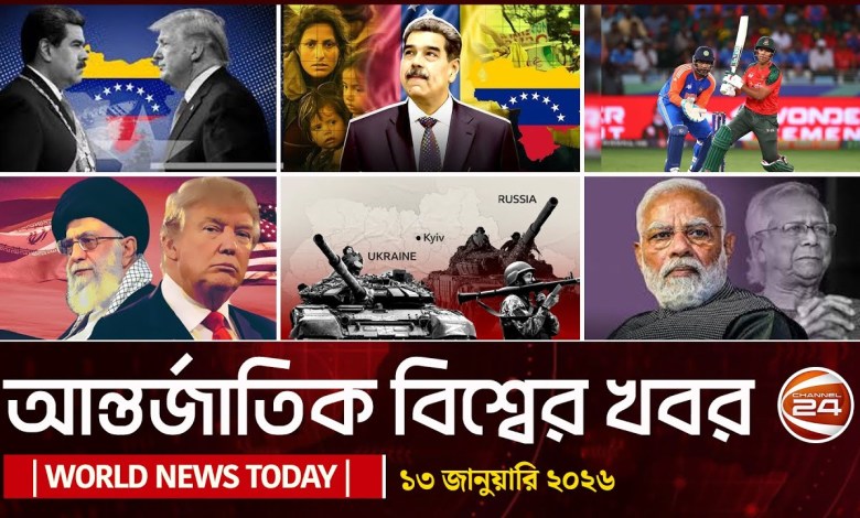 Today’s international news 13 January 2026 | World News Today | International News Bangla | Channel 24 Today’s international news 13 January 2026 | World News Today | International News Bangla | Channel 24