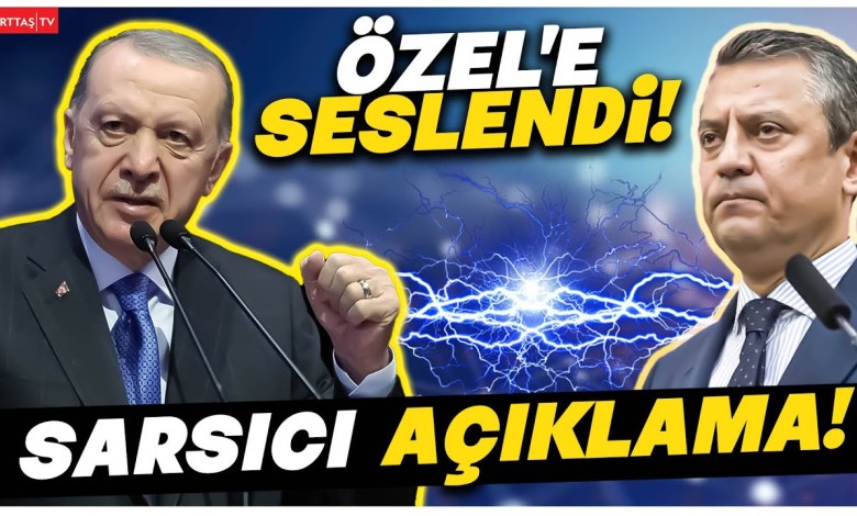 Shocking statement from President Erdoğan! This is how he called Özgür Özel! Shocking statement from President Erdoğan! This is how he called Özgür Özel!