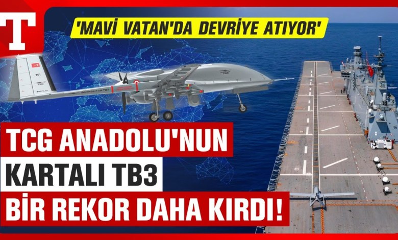 Bayraktar TB3 got used to its new home! TCG Anatolia’s eagles – Türkiye newspaper Bayraktar TB3 got used to its new home! TCG Anatolia’s eagles – Türkiye newspaper