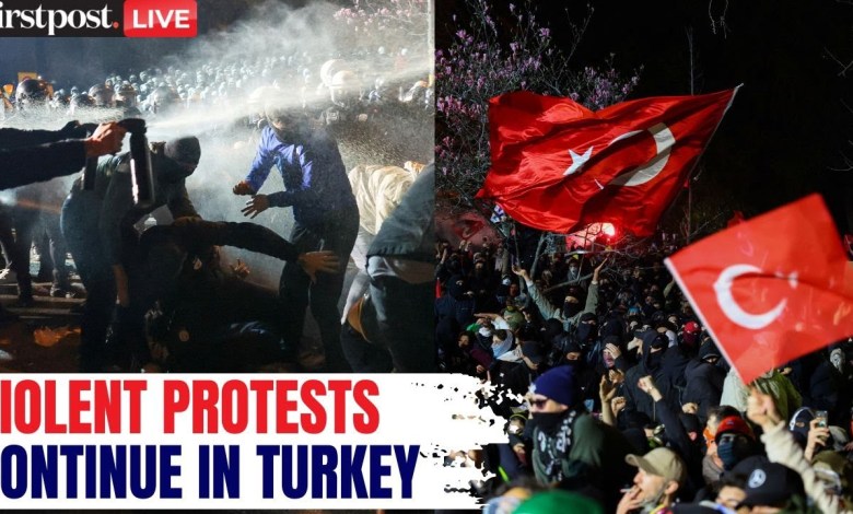 Turkey Protests LIVE: Massive Protests in Turkey over Istanbul Mayor Imamoglu’s Arrest | Erdogan Turkey Protests LIVE: Massive Protests in Turkey over Istanbul Mayor Imamoglu’s Arrest | Erdogan