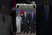 Leaders of Turkey, Pakistan, Qatar hold trilateral meeting on sidelines of diplomacy forum Leaders of Turkey, Pakistan, Qatar hold trilateral meeting on sidelines of diplomacy forum