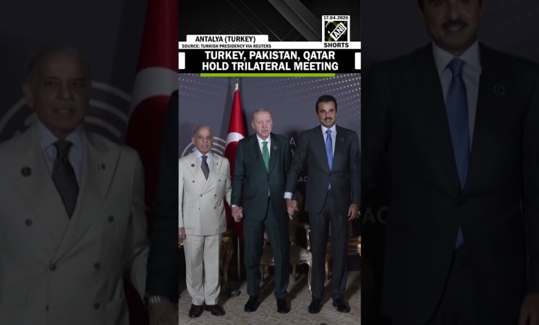 Leaders of Turkey, Pakistan, Qatar hold trilateral meeting on sidelines of diplomacy forum Leaders of Turkey, Pakistan, Qatar hold trilateral meeting on sidelines of diplomacy forum