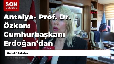 Antalya- Prof. Dr. Özkan: We received full support from President Erdoğan for the cancer treatment project at AU Antalya- Prof. Dr. Özkan: We received full support from President Erdoğan for the cancer treatment project at AU