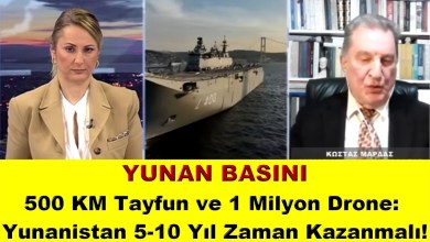 500 Km Typhoon and 1 Million Drones: Greece Should Buy 5-10 Years of Time!! 500 Km Typhoon and 1 Million Drones: Greece Should Buy 5-10 Years of Time!!