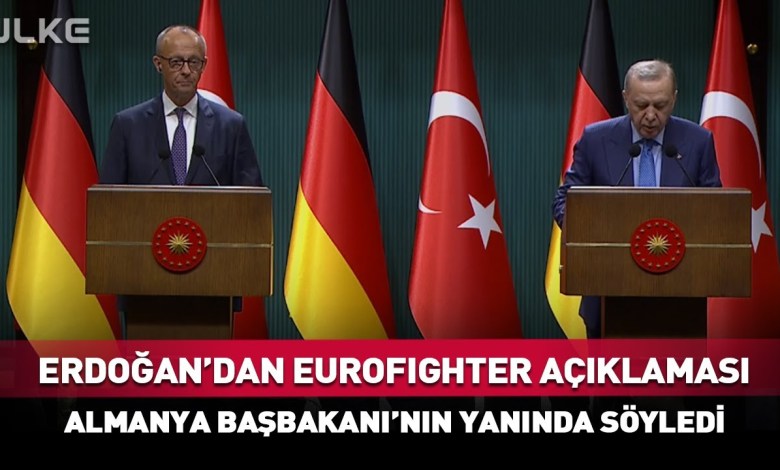 Eurofighter Statement from Erdoğan! He Spoke Next to the German Chancellor #Breaking News Eurofighter Statement from Erdoğan! He Spoke Next to the German Chancellor #Breaking News