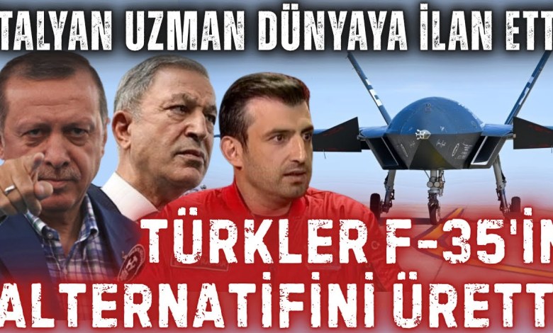 ITALIAN EXPERT CONFESSED: TURKS PRODUCED AN ALTERNATIVE OF F-35! RED APPLE’S ANSWER LIKE A SLAP TO THE USA ITALIAN EXPERT CONFESSED: TURKS PRODUCED AN ALTERNATIVE OF F-35! RED APPLE’S ANSWER LIKE A SLAP TO THE USA