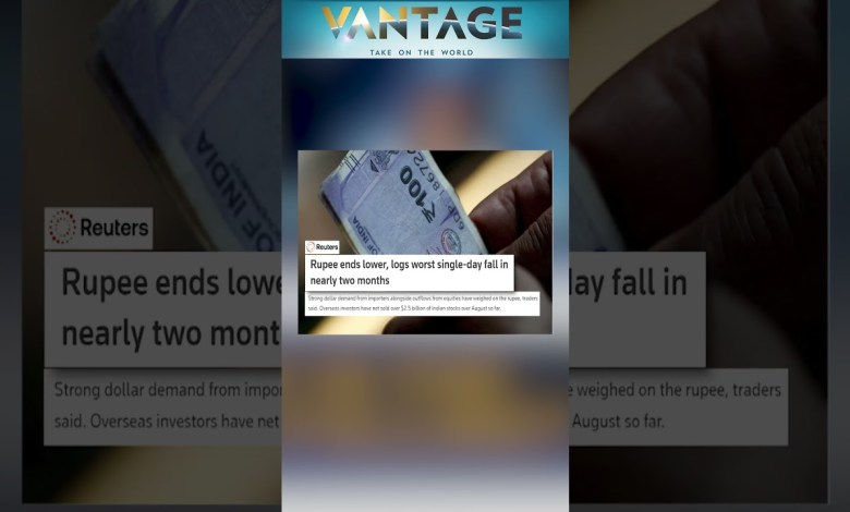 Why is the Rupee Falling? | Vantage with Palki Sharma | Subscribe to Firstpost Why is the Rupee Falling? | Vantage with Palki Sharma | Subscribe to Firstpost