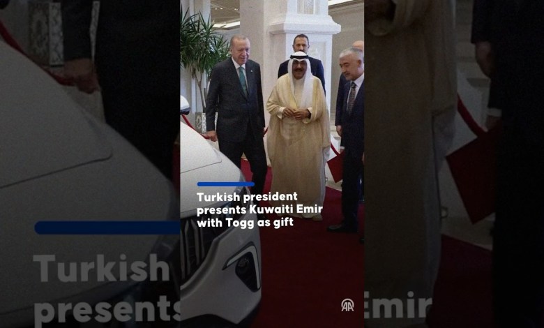 Turkish president presents Kuwaiti Emir with Togg as gift Turkish president presents Kuwaiti Emir with Togg as gift