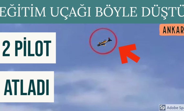 Hürkuş Training Plane Crashed – Breaking News – 2 Pilots Rescued Hürkuş Training Plane Crashed – Breaking News – 2 Pilots Rescued