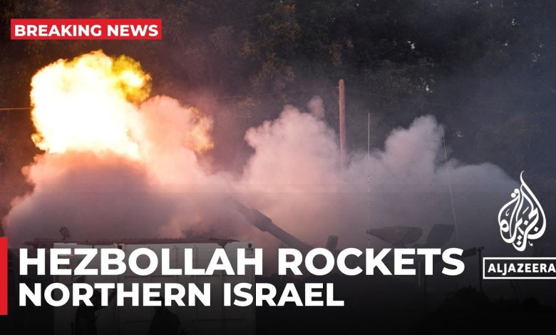 Northern Israel rocket attack: Dozens of rockets launched from southern Lebanon Northern Israel rocket attack: Dozens of rockets launched from southern Lebanon