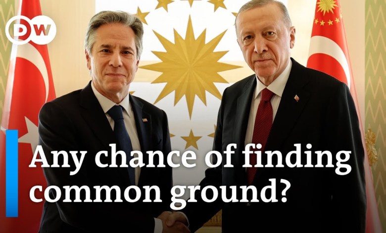 US Secretary of State Blinken in Turkey for crisis talks as Israel continues air strikes | DW News US Secretary of State Blinken in Turkey for crisis talks as Israel continues air strikes | DW News