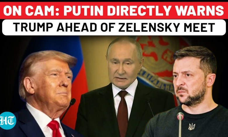 On Cam: Putin’s Direct Warning To Trump Hours Before Zelensky Meeting| USA, Russia, Ukraine On Cam: Putin’s Direct Warning To Trump Hours Before Zelensky Meeting| USA, Russia, Ukraine