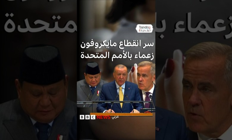 Microphone bruises during their United Nations words … What is the reason? Microphone bruises during their United Nations words … What is the reason?