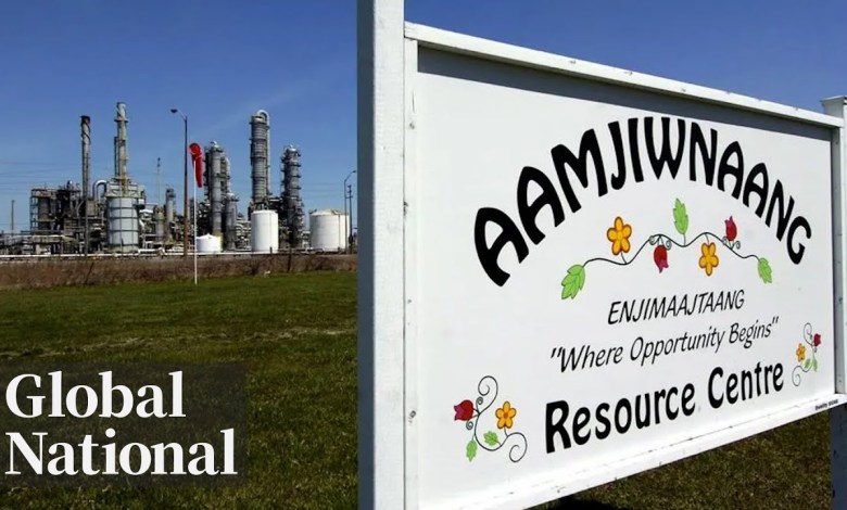 Global National: April 26, 2024 | Aamjiwnaang First Nation declares state of emergency Global National: April 26, 2024 | Aamjiwnaang First Nation declares state of emergency