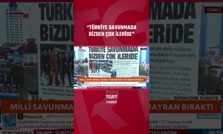 “Türkiye is Far Ahead of Us in Defense” #shorts “Türkiye is Far Ahead of Us in Defense” #shorts