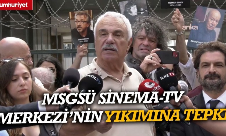 Reaction to the destruction of MSGSU Cinema-TV Center: ‘We will not destroy the memory of Turkish cinema’ Reaction to the destruction of MSGSU Cinema-TV Center: ‘We will not destroy the memory of Turkish cinema’