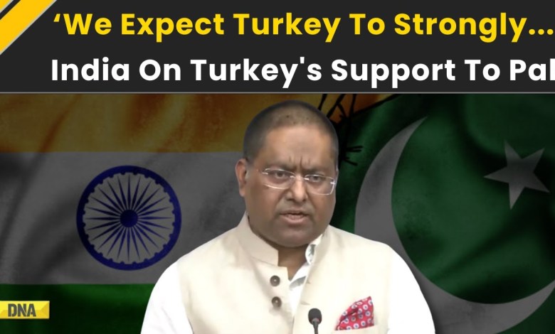 India Pakistan News: India Confronts Turkey On Backing Pakistan | India Turkey News | MEA On Turkey India Pakistan News: India Confronts Turkey On Backing Pakistan | India Turkey News | MEA On Turkey